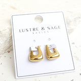 L&S Capri Everyday Hoop Earrings in Gold