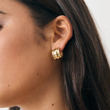 L&S Kaia Everyday 18K Gold Plated Earrings