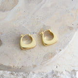 Nora Huggie 18K Gold Plated  Earrings