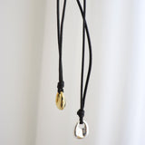 Kaia Rope Charm Necklace in Gold