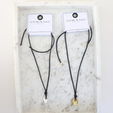 Kaia Rope Charm Necklace in Gold