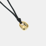 Kaia Rope Charm Necklace in Gold