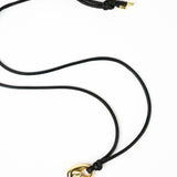 Kaia Rope Charm Necklace in Gold