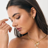 Elara Clam Shell 18K Gold Plated Necklace