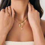 Delphine 18K Gold Plated Necklace