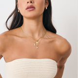 Elara Clam Shell 18K Gold Plated Necklace