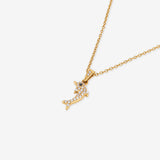 Delphine Gold Plated Necklace