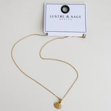 Elara Clam Shell 18K Gold Plated Necklace