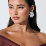 Priscilla Statement Floral Diamante Earrings