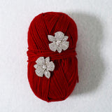 Priscilla Statement Floral Diamante Earrings