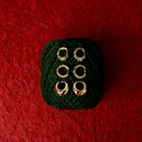 Duet 18K Gold Plated Earring Set