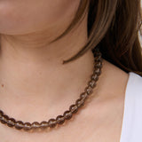 Talia Brown Beaded Necklace