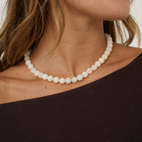 Talia Cream Beaded Necklace
