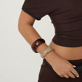 Lumi Cream Resin Bangle