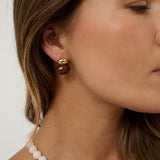 Bauble Brown Resin Earring