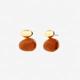 Bauble Brown Resin Earring