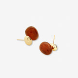 Bauble Brown Resin Earring