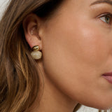Bauble Cream Resin Earring