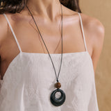 Oro Resin Pendant Necklace