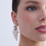 Opaline Pearl Statement Earrings