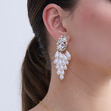 Opaline Pearl Statement Earrings