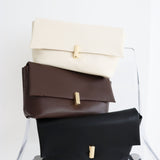 L&S Nova Clutch Bag in Brown