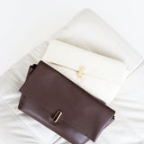 L&S Nova Clutch Bag in Brown