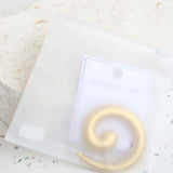 L&S Giana Swirl Gold Plated Brooch