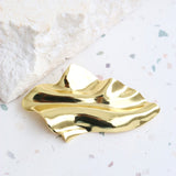 L&S Floral Gold Plated Brooch