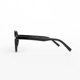 Giselle Black Aviator Sunglasses
