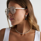 Vantage Rope Sterling Silver Plated Necklace