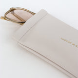 Giselle Clear Grey Aviator Sunglasses