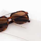 Giselle Tortoiseshell Aviator Sunglasses