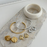 L&S Capri Everyday Hoop Earrings in Gold