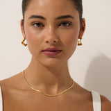 Wave Coil 18K Gold Plated Earrings