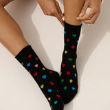 Graphic Love Heart Crew Socks