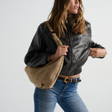 Organica Hobo Shoulder Bag in Taupe