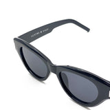 L&S Mielli Cat Eye Sunglasses in Black