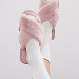 Hommy Frill Wool Crew Socks in White
