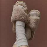Teddy Twist Slippers (4 pairs - 2S/M & 2M/L Pack)