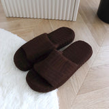 Mosaic Home Slippers in Brown