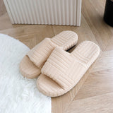 Mosaic Home Slippers in Cream