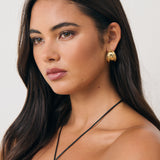 Kaia Rope Charm Necklace in Gold