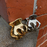 Petit Metal Claw Clips in Silver