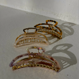 Cami Acrylic Metal Claw Clip (3col)