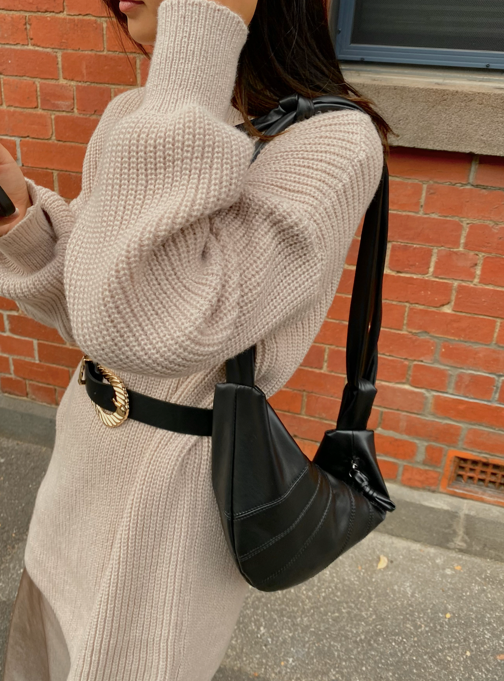 Mina Half-moon Crossbody Bag