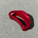 Ruby Oval Hair Claw Clip