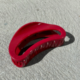 Ruby Oval Hair Claw Clip