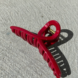 Ruby Twist Hair Claw Clip
