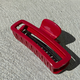Ruby Square Hair Claw Clip